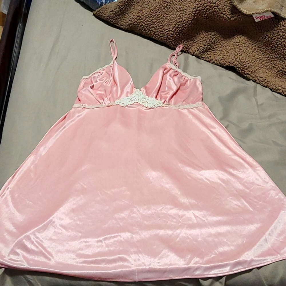 Silk night gown